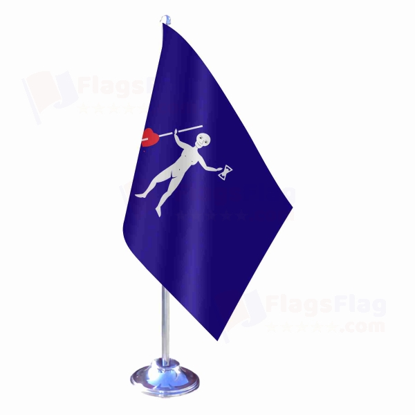 Jolly Roger Pirate Single Table Flag