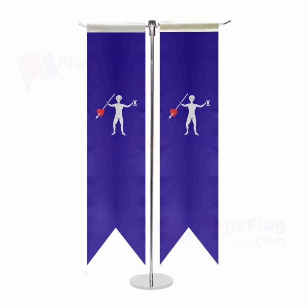 Jolly Roger Pirate T Table Flags