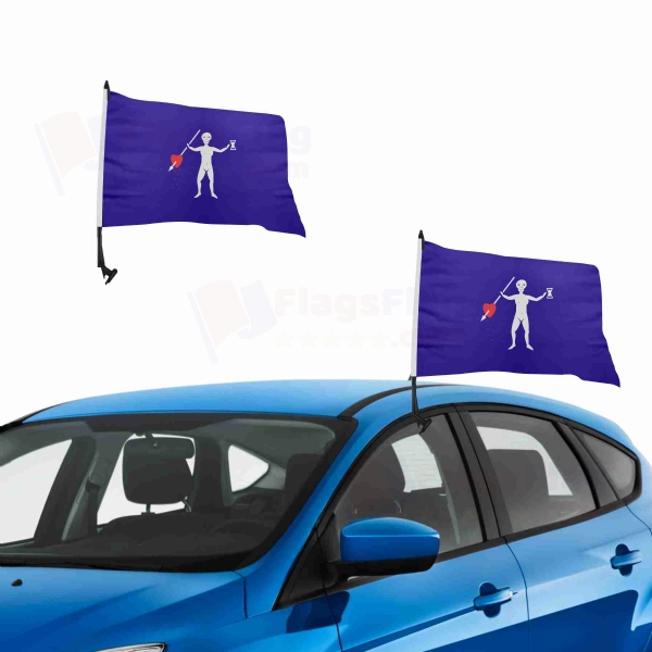 Jolly Roger Pirate Vehicle Convoy Flag