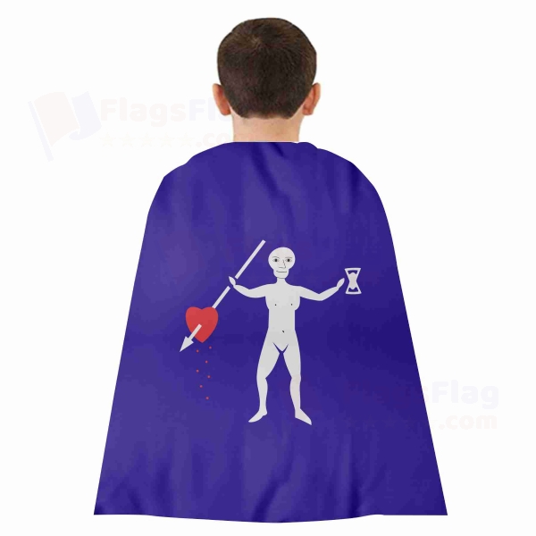 Jolly Roger Pirate Woven Fabric Cloak Digital Printing