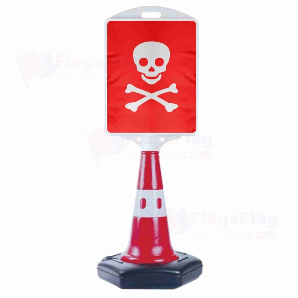 Jolly Roger Red Medium Road Advertisement Barge