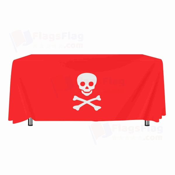 Jolly Roger Red Tablecloth Models