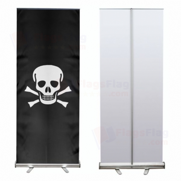 Jolly Roger Roll Up Banner