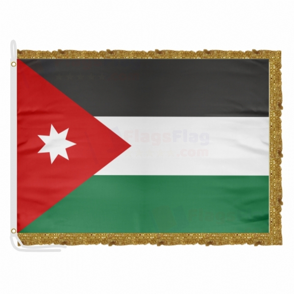 Jordan Satin Office Flag
