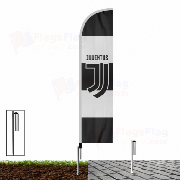 Juventus FC Beach Flags Juventus FC Sailing Flags