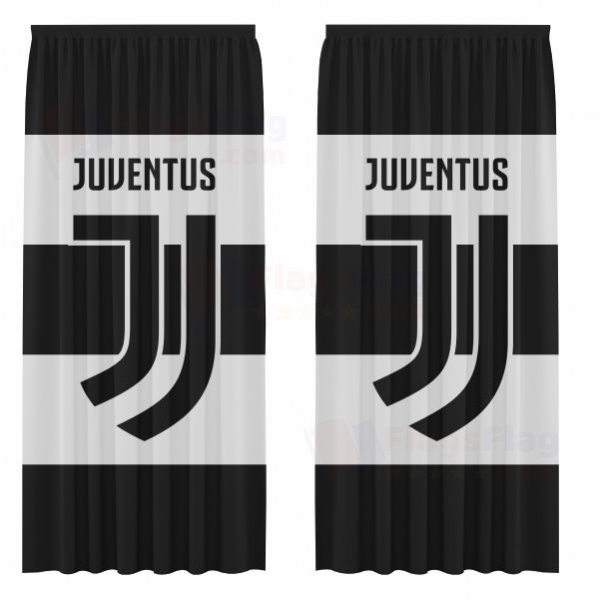 Juventus FC Digital Printed Curtains