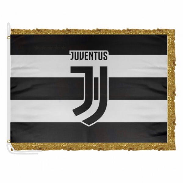 Juventus FC Satin Office Flag
