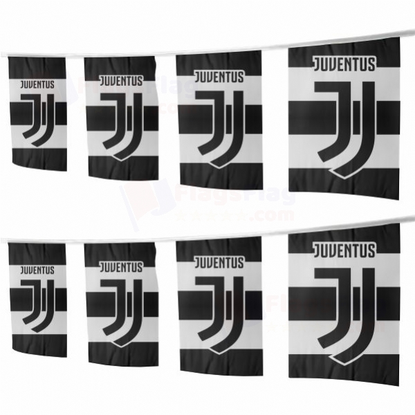 Juventus FC Square String Flags