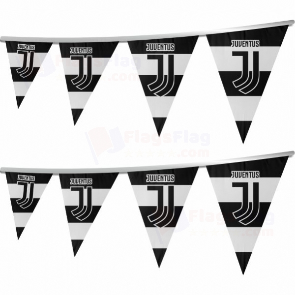 Juventus FC Stringed Triangle Flag