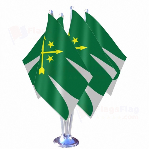 Kabardians Quadruple Table Flag