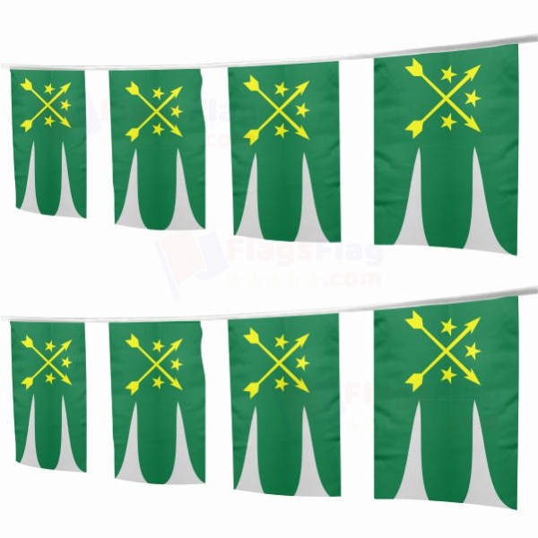 Kabardians Square String Flags