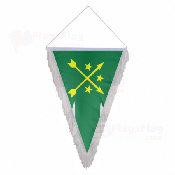 Kabardians Triangle Fringed Streamers