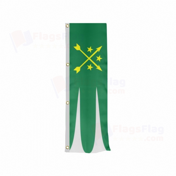 Kabardians Vertically Raised Flags