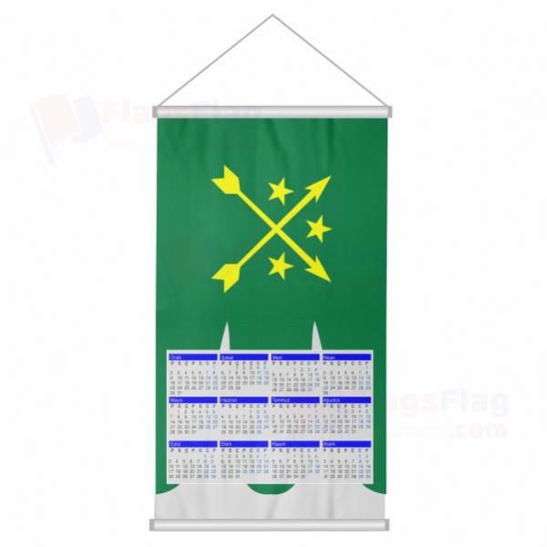Kabardians Woven Fabric Digital Printing Calendar