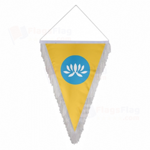 Kalmykia Triangle Fringed Streamers