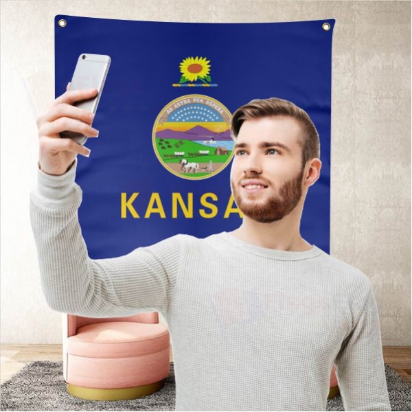 Kansas Background Selfie Shooting Landscapes