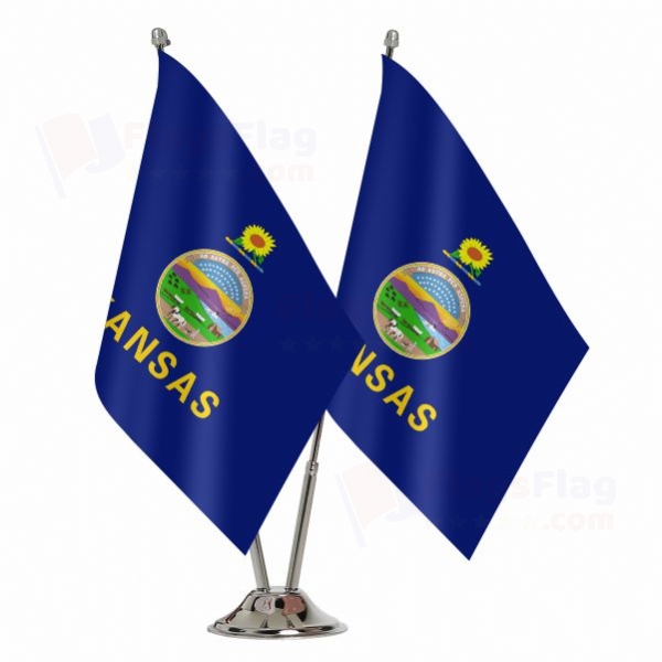 Kansas Binary Table Flag