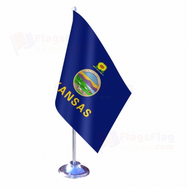 Kansas Single Table Flag