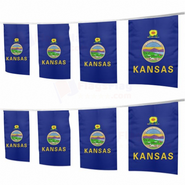 Kansas Square String Flags