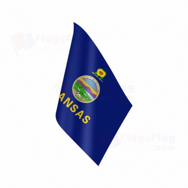 Kansas Table Flag