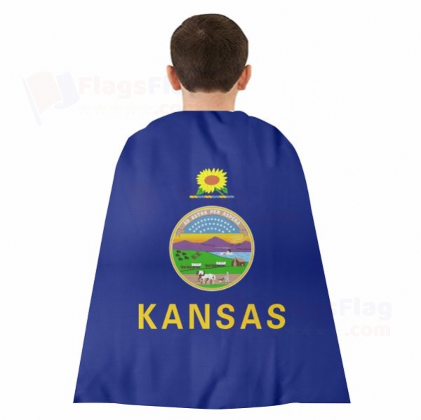 Kansas Woven Fabric Cloak Digital Printing