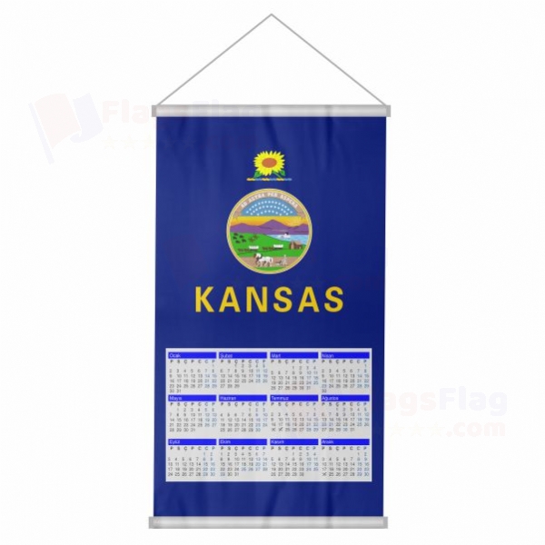 Kansas Woven Fabric Digital Printing Calendar
