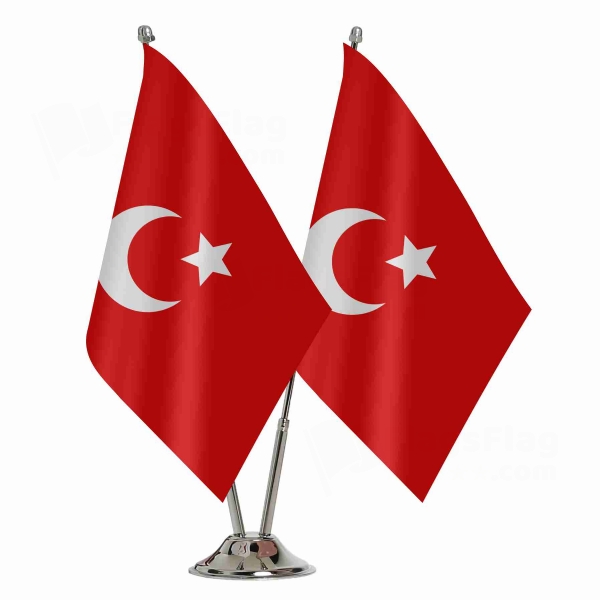 Kansu Turks 2 Table Flags