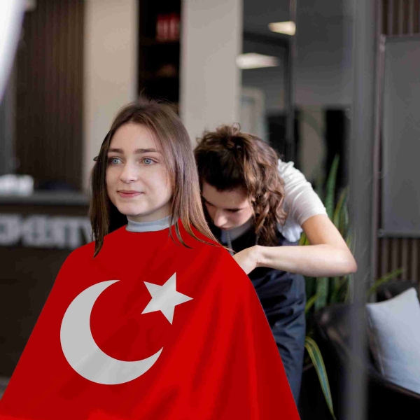 Kansu Turks Barber Apron