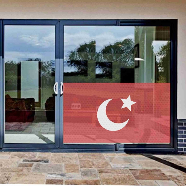 Kansu Turks Glass Film Kansu Turks One Way Vision Printing