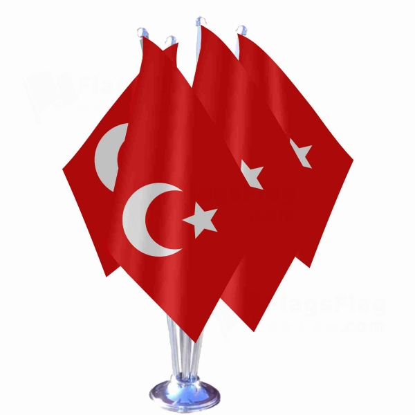 Kansu Turks Quadruple Table Flag