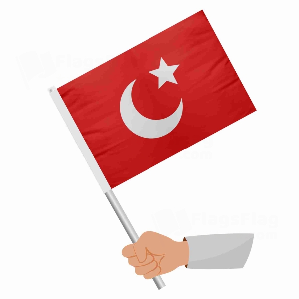 Kansu Turks Stick Flag
