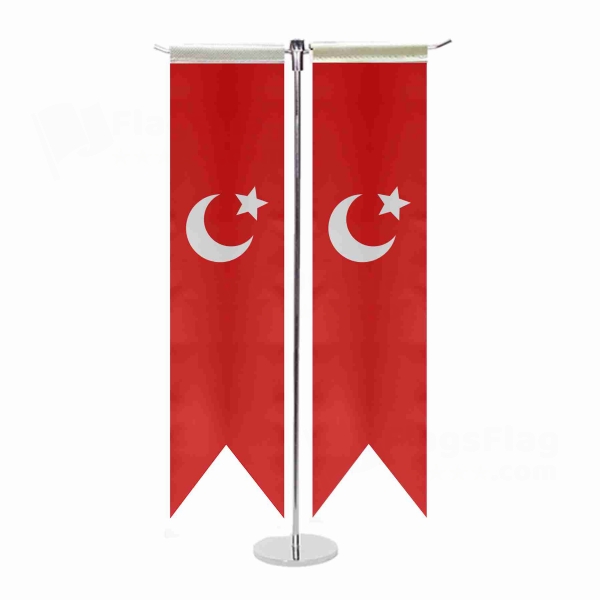 Kansu Turks T Table Flags