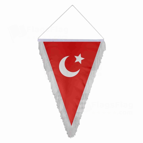 Kansu Turks Triangle Fringed Streamers