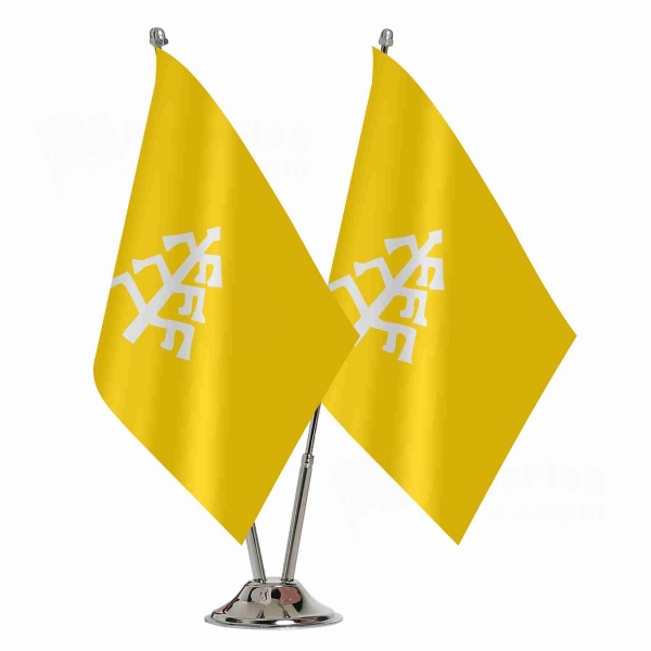 Kara Khanid Khanate 2 Table Flags
