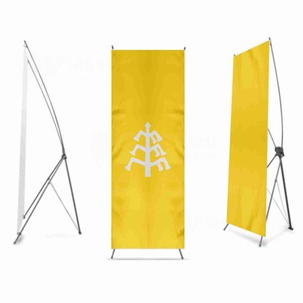 Kara Khanid Khanate Digital Print X Banner