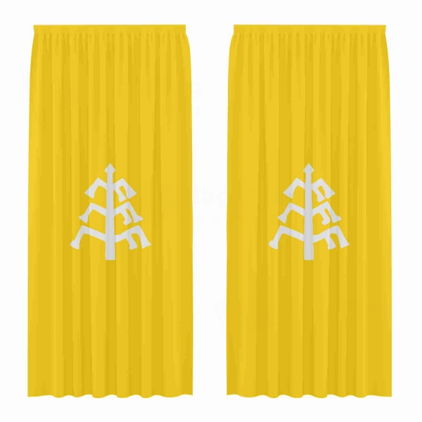Kara Khanid Khanate Digital Printed Curtains