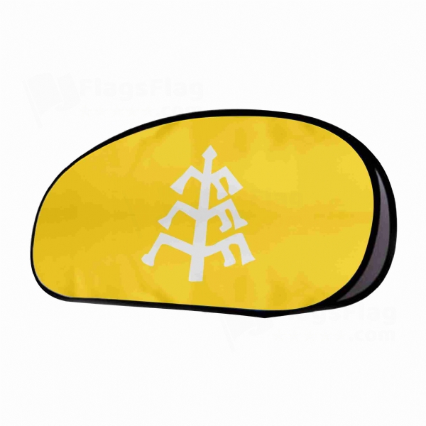 Kara Khanid Khanate Horizontal Fabric Banner Display Stands