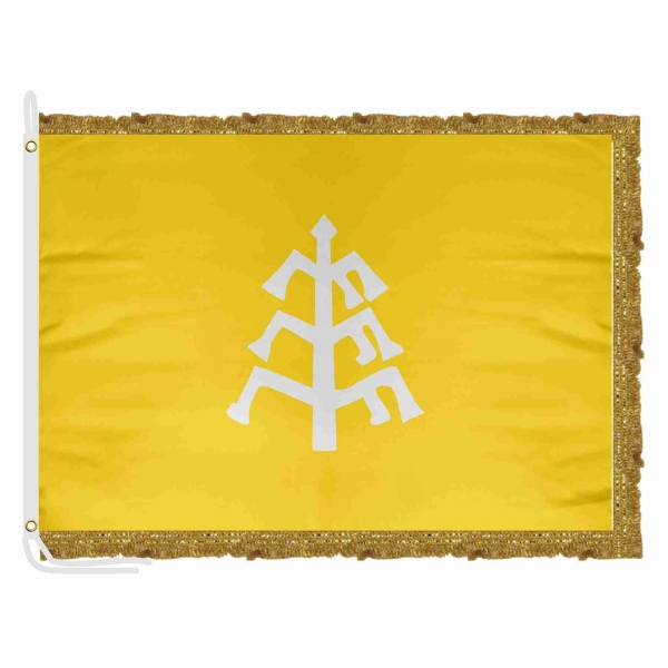 Kara Khanid Khanate Satin Office Flag