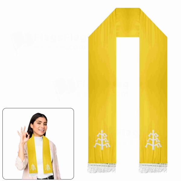 Kara Khanid Khanate Scarf Digital Printing