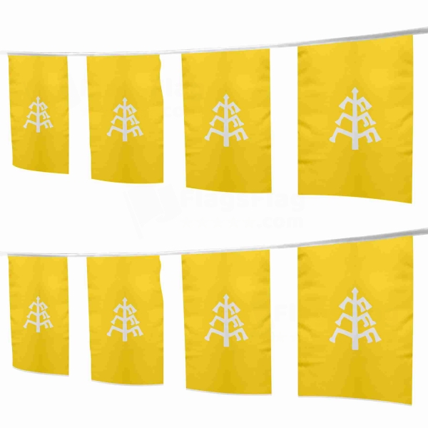 Kara Khanid Khanate Square String Flags