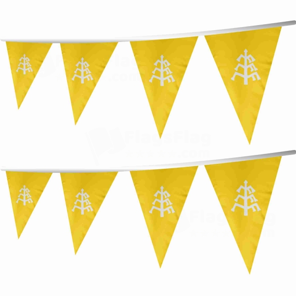 Kara Khanid Khanate Stringed Triangle Flag