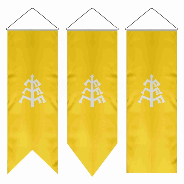 Kara Khanid Khanate Swallowtail Flags