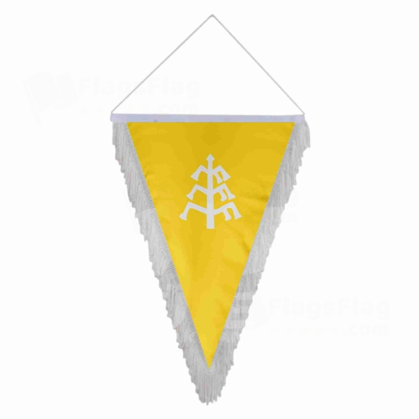 Kara Khanid Khanate Triangle Fringed Streamers