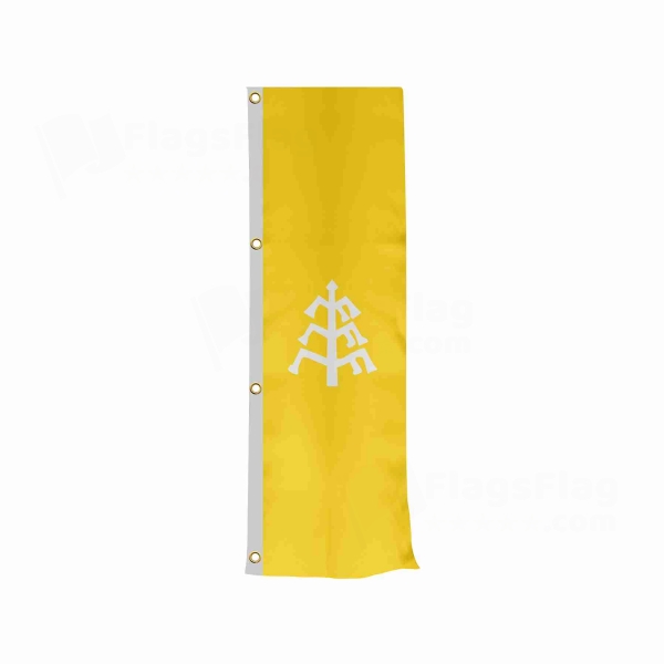 Kara Khanid Khanate Vertically Raised Flags