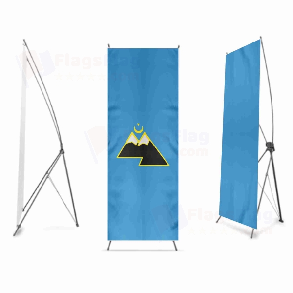 Karachay Turks Russian Digital Print X Banner