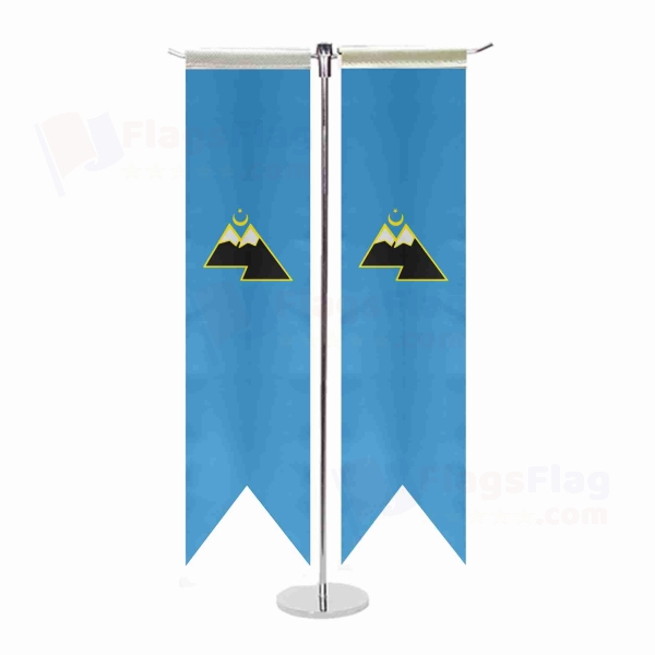 Karachay Turks Russian T Table Flags