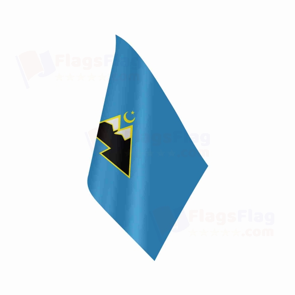 Karachay Turks Russian Table Flag