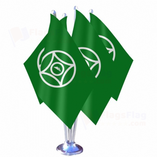 Karachays Quadruple Table Flag