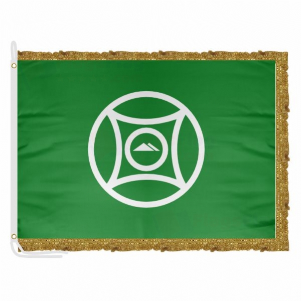 Karachays Satin Office Flag