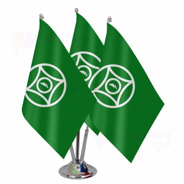 Karachays Triple Table Flag